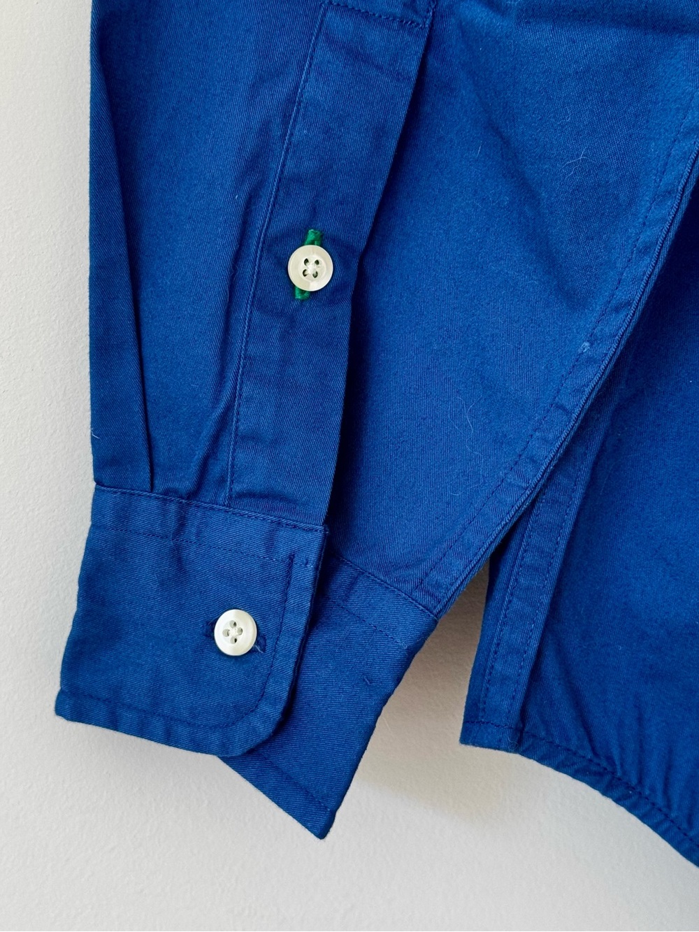 NWT Vintage Tommy Hilfiger 100% Cotton Button Down Pocket Shirt, Blue – Small - Picture 5 of 7